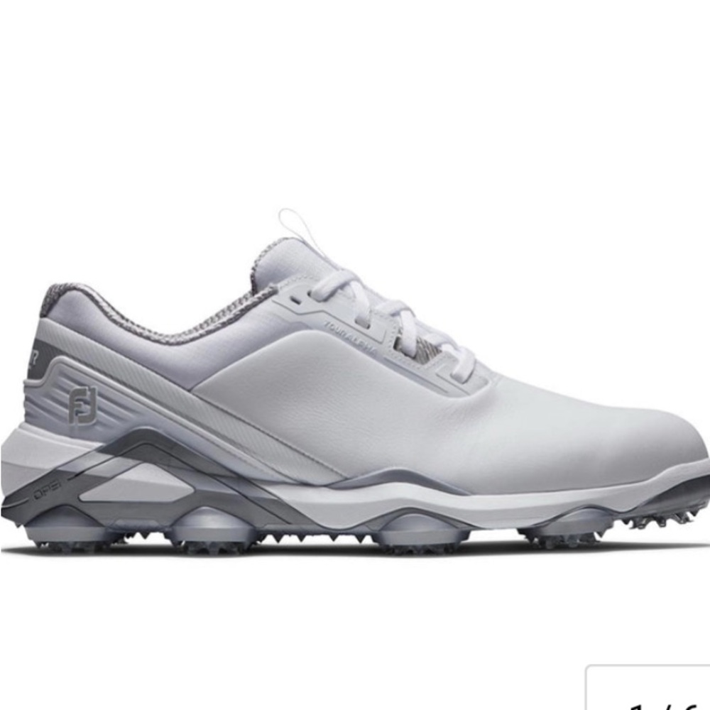 FootJoy Men's Golf Athletic Shoes - White and Silver Size 11 1/2 wide-new in box